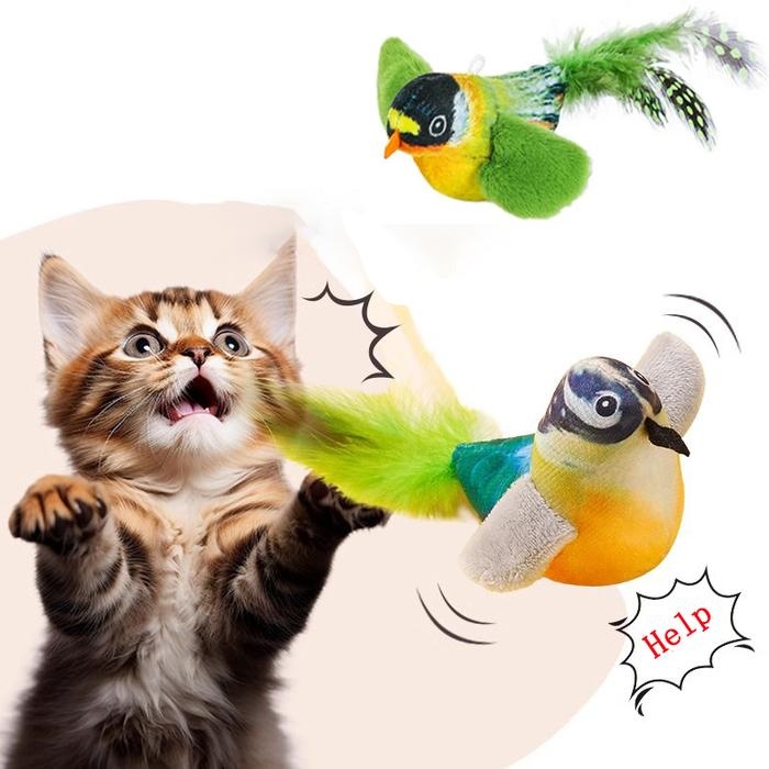 Catnip Toys - لعبة قطط معلقة ذاتية اللعب -