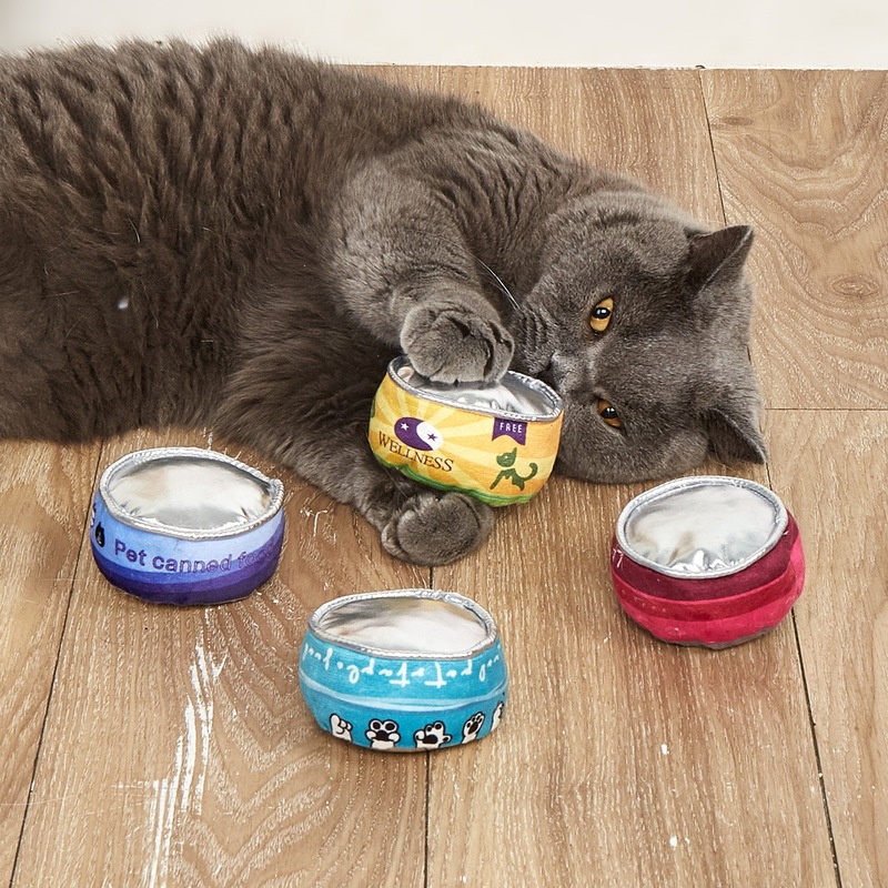 Catnip Toys - لعبة قطط جديدة مع نبات القطيفة،