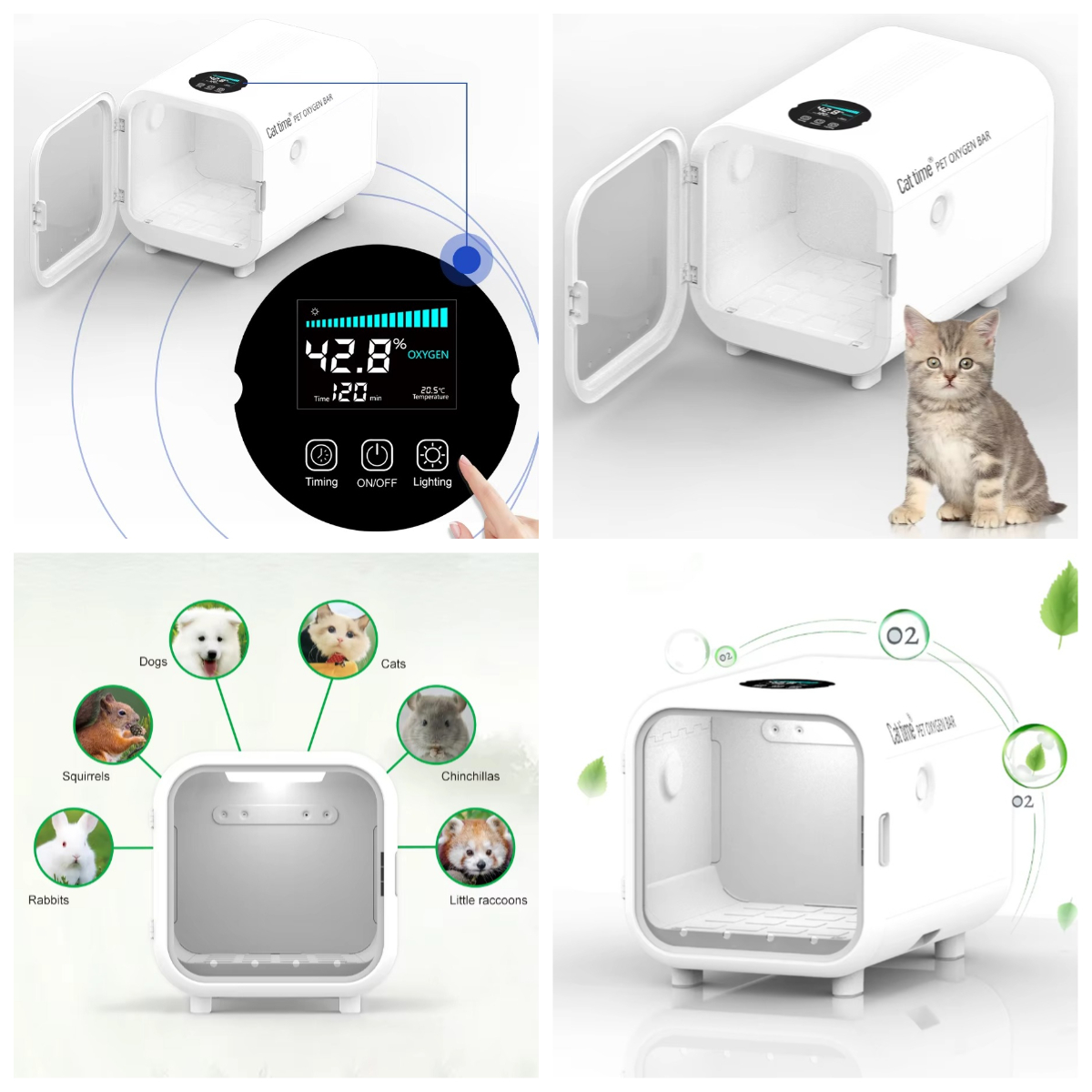 Pet Supplies Vet Clinic - جهاز أكسجين للحيوانات الصغيرة من JW