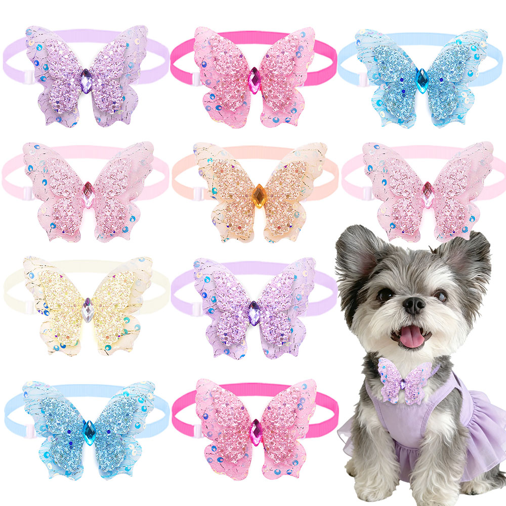 Pet Supplies Coupon - 50 قطعة من ربطات العنق للكلاب،