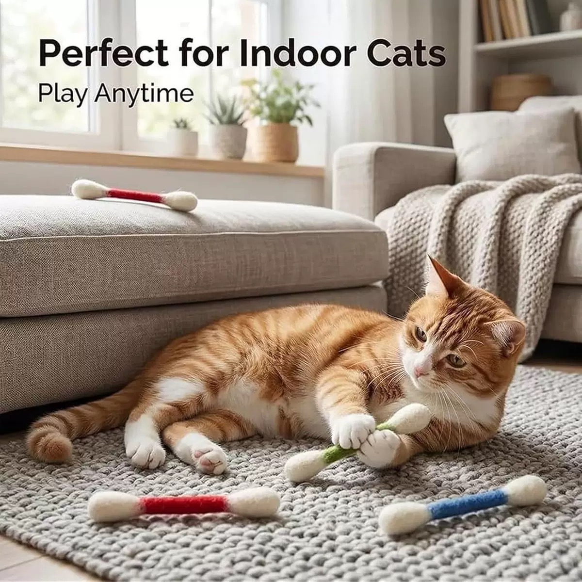 لعبة قطنية كبيرة مبتكرة على شك - مراجعة Catnip Toys وسعره