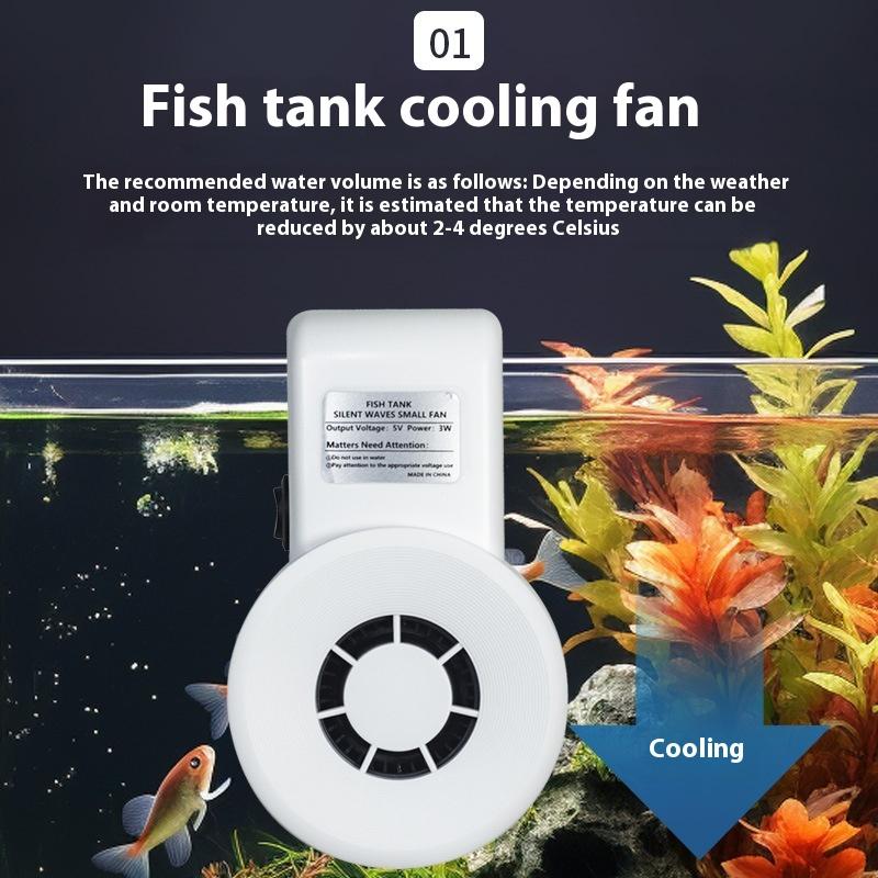 مراوح تبريد صغيرة جديدة لأحواض - مراجعة Pet Supplies Fish وسعره