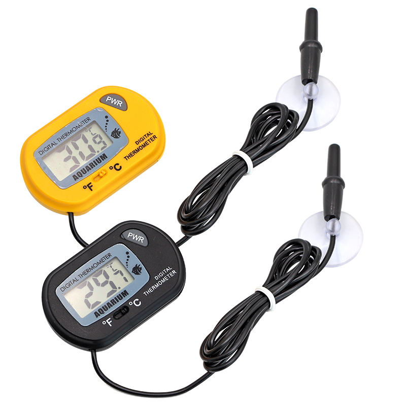 مقياس حرارة رقمي LCD لحوض السم - مراجعة Pet Supplies Fish وسعره
