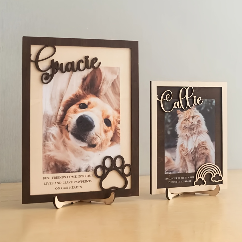 إطار صور خشبي مخصص للحيوانات ا - مراجعة Pet Supplies Outlet وسعره