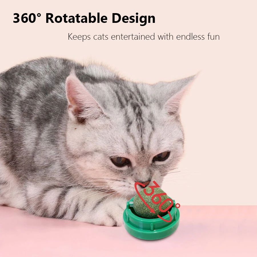 كرة النعناع البري الدوارة للقط - مراجعة Catnip Toys وسعره