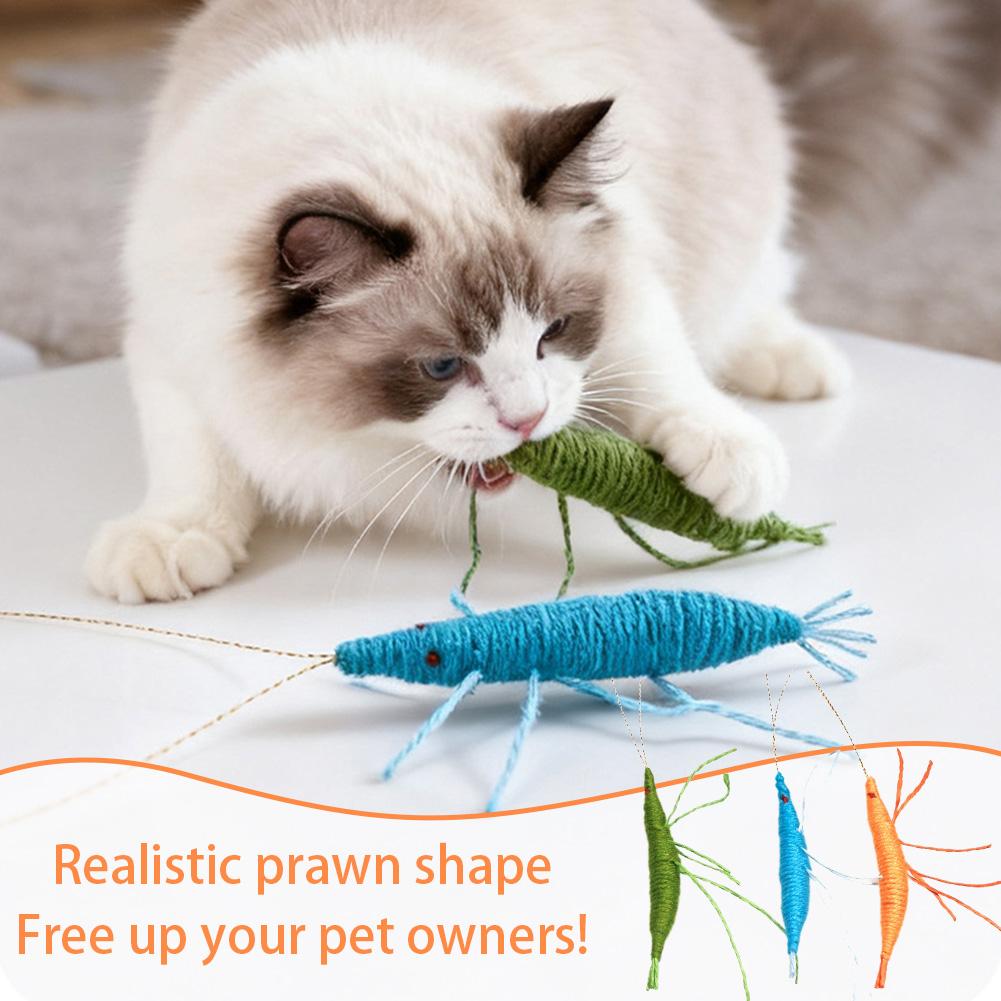 لعبة قطط الروبيان الصوف تحتوي  - مراجعة Catnip Toys وسعره