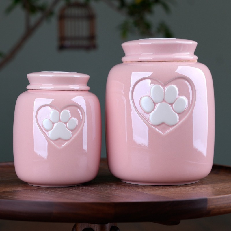 السيراميك جرو جنازة صندوق كلب  - مراجعة Pet Supplies Outlet وسعره
