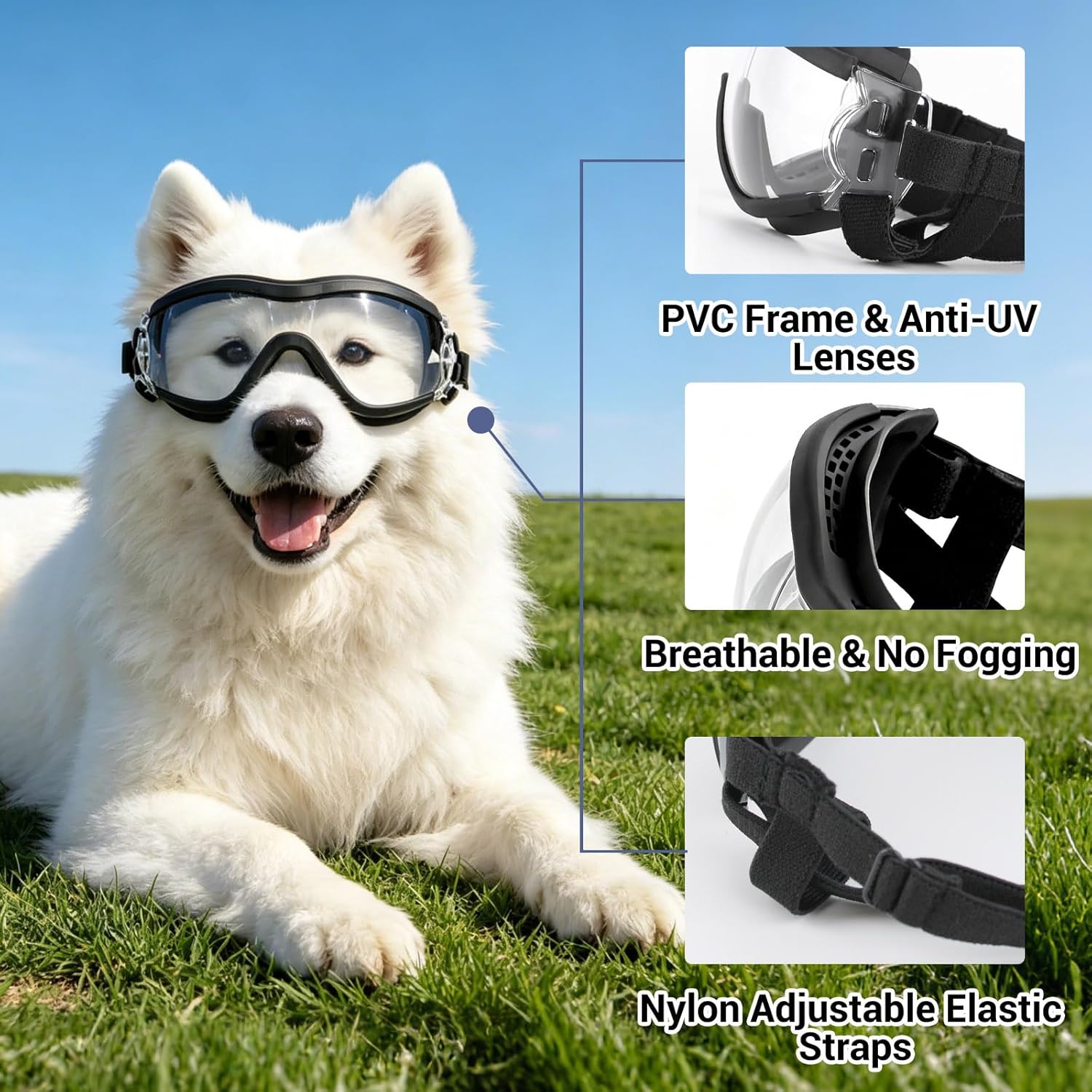 نظارات حماية قابلة للتعديل للك - مراجعة Pet Supplies Coupon وسعره