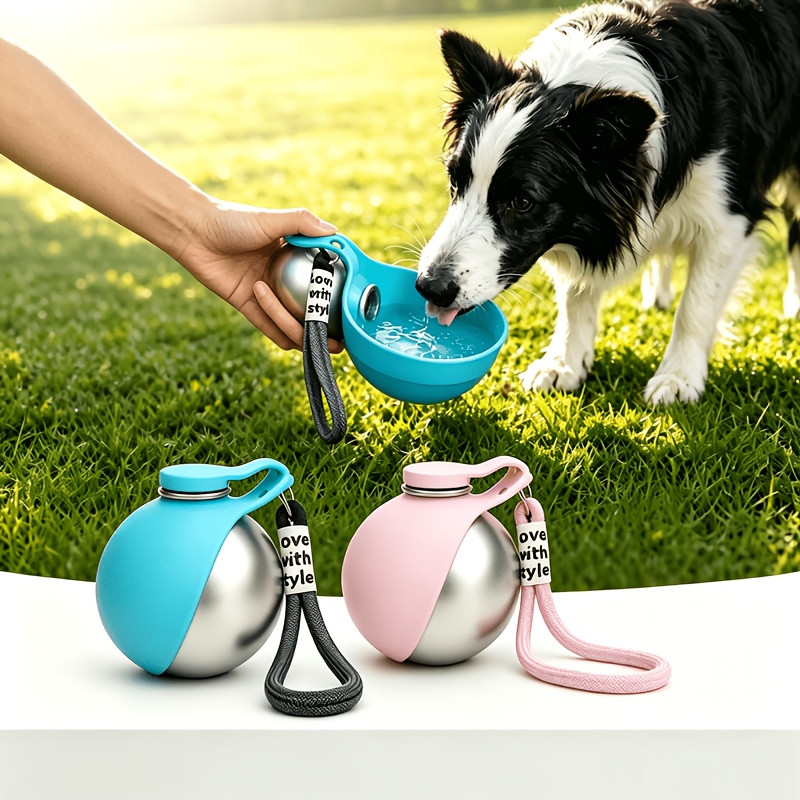 زجاجة ماء للكلاب من الفولاذ ال - مراجعة Pet Supplies Coupon وسعره