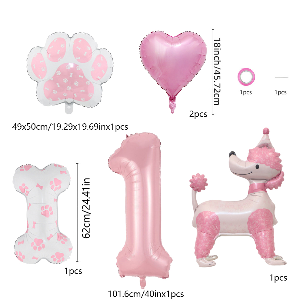 مجموعة بالونات كلب القلطي الور - مراجعة Pet Supplies Outlet وسعره