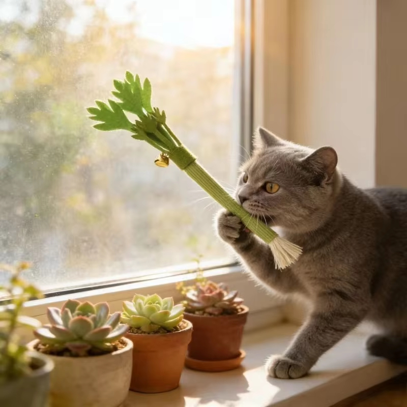 ألعاب قطط للمضغ، ألعاب تنظيف أ - مراجعة Catnip Toys وسعره