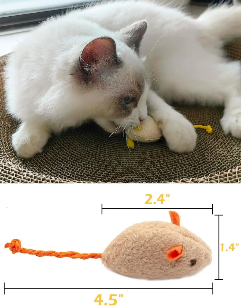 3/200 قطعة ألعاب قطط على شكل ف - مراجعة Catnip Toys وسعره